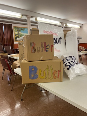 Santa Claus Parade Float building